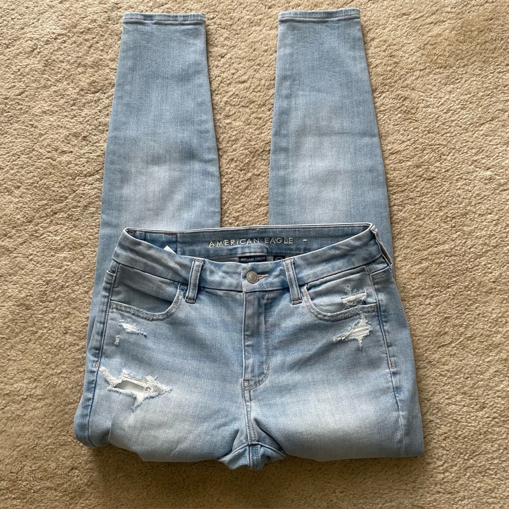 American Eagle Curvy High-Rise Jegging Jeans 4 short